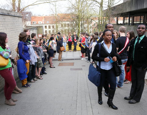 Afscheidsfeest door de UGent studenten georganiseerd voor de rector-26767