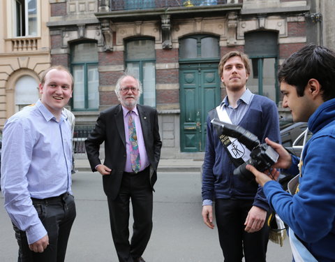 Afscheidsfeest door de UGent studenten georganiseerd voor de rector-26778