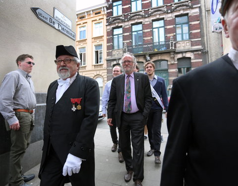 Afscheidsfeest door de UGent studenten georganiseerd voor de rector-26780