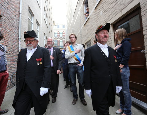 Afscheidsfeest door de UGent studenten georganiseerd voor de rector-26784