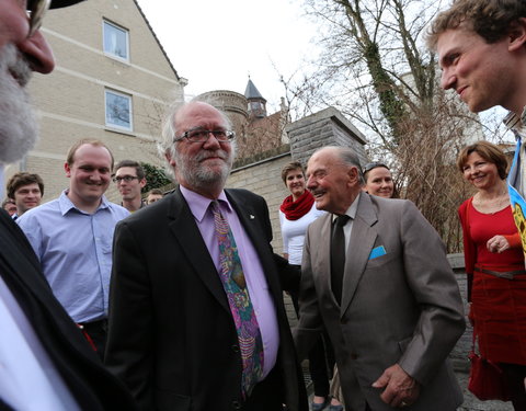 Afscheidsfeest door de UGent studenten georganiseerd voor de rector-26797