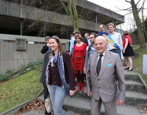 Afscheidsfeest door de UGent studenten georganiseerd voor de rector-26802