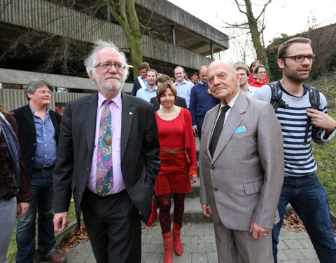 Afscheidsfeest door de UGent studenten georganiseerd voor de rector-26803