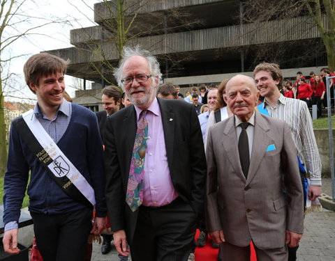 Afscheidsfeest door de UGent studenten georganiseerd voor de rector-26806