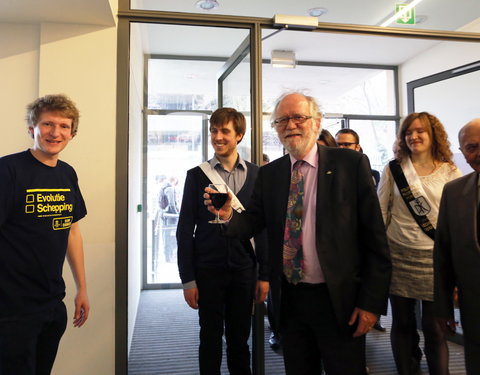 Afscheidsfeest door de UGent studenten georganiseerd voor de rector-26808