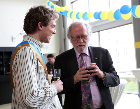 Afscheidsfeest door de UGent studenten georganiseerd voor de rector-26815