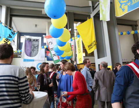 Afscheidsfeest door de UGent studenten georganiseerd voor de rector-26820