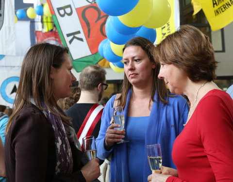 Afscheidsfeest door de UGent studenten georganiseerd voor de rector-26821