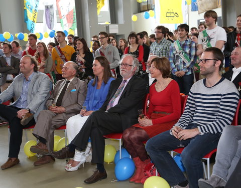 Afscheidsfeest door de UGent studenten georganiseerd voor de rector-26828