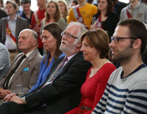 Afscheidsfeest door de UGent studenten georganiseerd voor de rector-26829