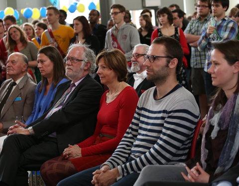 Afscheidsfeest door de UGent studenten georganiseerd voor de rector-26832