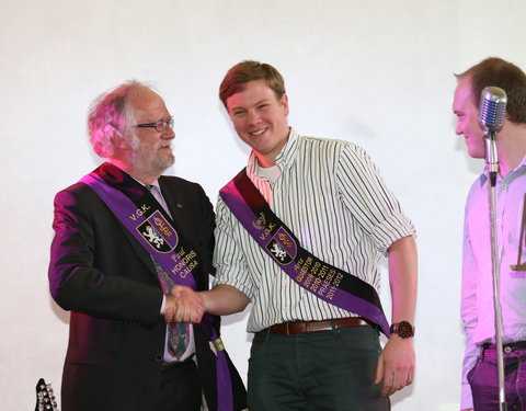 Afscheidsfeest door de UGent studenten georganiseerd voor de rector-26834