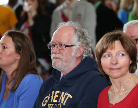 Afscheidsfeest door de UGent studenten georganiseerd voor de rector-26847