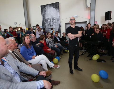 Afscheidsfeest door de UGent studenten georganiseerd voor de rector-26848