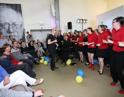 Afscheidsfeest door de UGent studenten georganiseerd voor de rector-26849