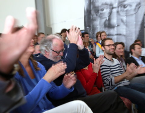 Afscheidsfeest door de UGent studenten georganiseerd voor de rector-26856