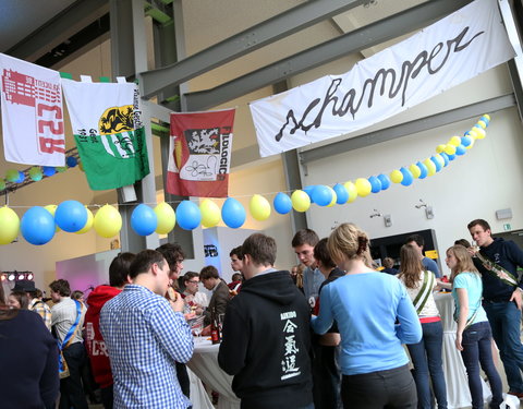 Afscheidsfeest door de UGent studenten georganiseerd voor de rector-26861