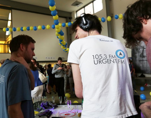 Afscheidsfeest door de UGent studenten georganiseerd voor de rector-26865