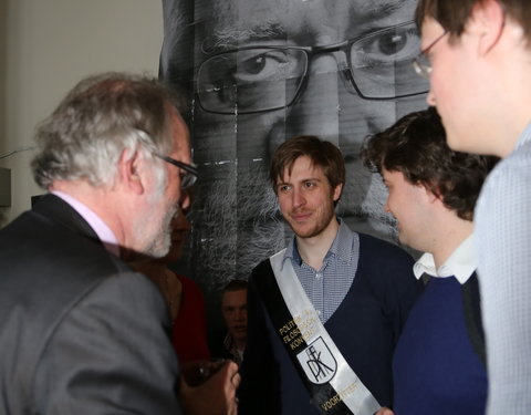 Afscheidsfeest door de UGent studenten georganiseerd voor de rector-26867