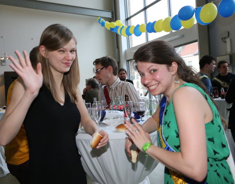 Afscheidsfeest door de UGent studenten georganiseerd voor de rector-26871