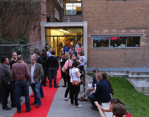 Afscheidsfeest door de UGent studenten georganiseerd voor de rector-26873