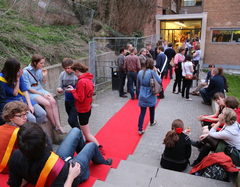 Afscheidsfeest door de UGent studenten georganiseerd voor de rector-26874