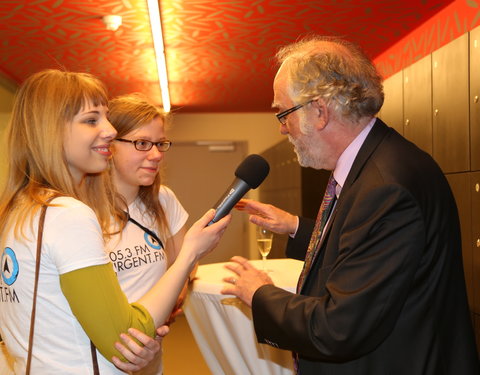 Afscheidsfeest door de UGent studenten georganiseerd voor de rector-26875