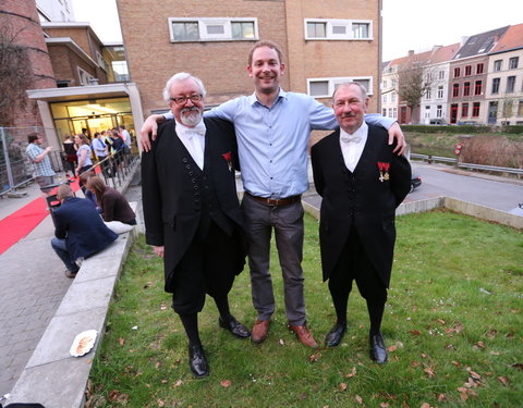 Afscheidsfeest door de UGent studenten georganiseerd voor de rector-26877