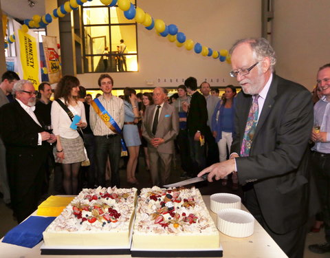 Afscheidsfeest door de UGent studenten georganiseerd voor de rector-26880