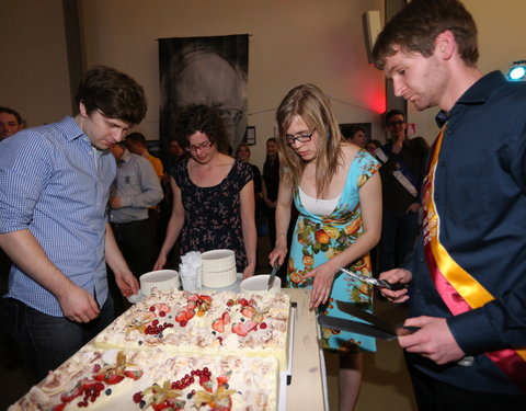 Afscheidsfeest door de UGent studenten georganiseerd voor de rector-26882