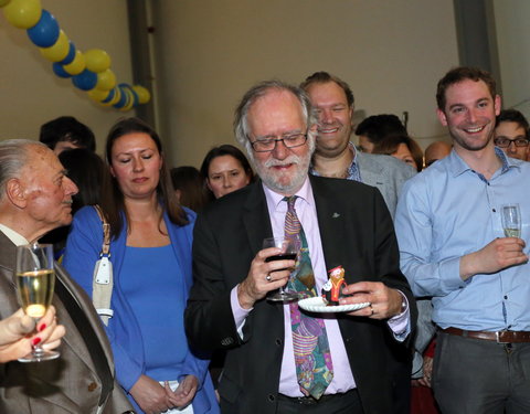 Afscheidsfeest door de UGent studenten georganiseerd voor de rector-26885