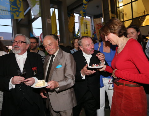 Afscheidsfeest door de UGent studenten georganiseerd voor de rector-26886