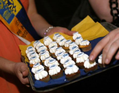 Afscheidsfeest door de UGent studenten georganiseerd voor de rector-26897