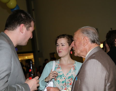 Afscheidsfeest door de UGent studenten georganiseerd voor de rector-26901