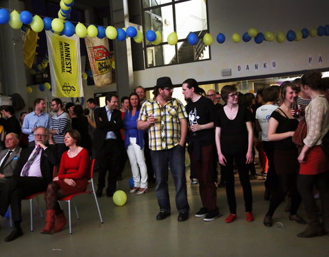 Afscheidsfeest door de UGent studenten georganiseerd voor de rector-26921