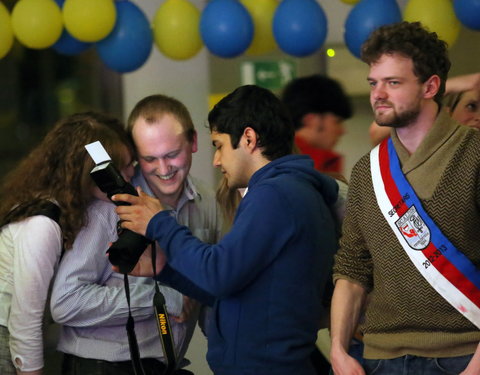 Afscheidsfeest door de UGent studenten georganiseerd voor de rector-26964