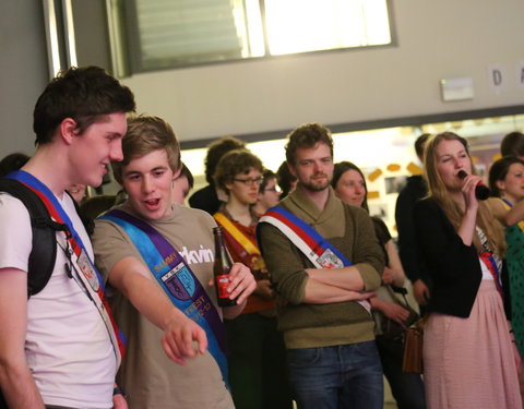 Afscheidsfeest door de UGent studenten georganiseerd voor de rector-26969