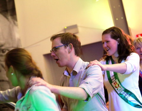 Afscheidsfeest door de UGent studenten georganiseerd voor de rector-26980