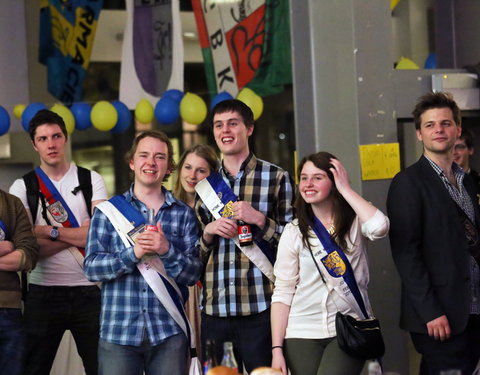 Afscheidsfeest door de UGent studenten georganiseerd voor de rector-26987