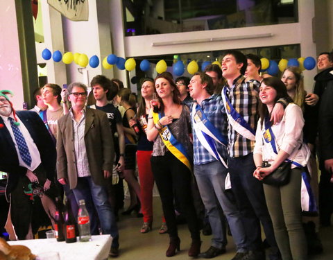 Afscheidsfeest door de UGent studenten georganiseerd voor de rector-26991