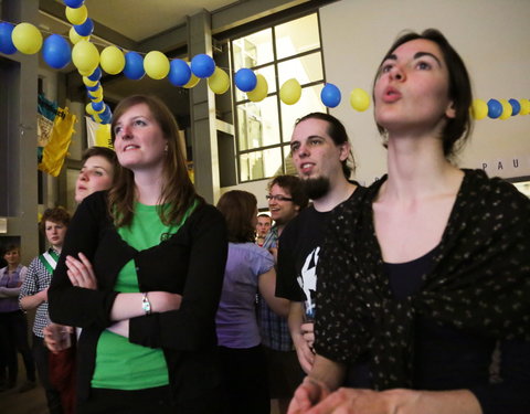 Afscheidsfeest door de UGent studenten georganiseerd voor de rector-26992