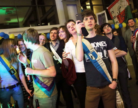 Afscheidsfeest door de UGent studenten georganiseerd voor de rector-27000