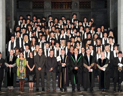 Proclamatie academiejaar 2008/2009 faculteit Politieke en Sociale Wetenschappen-27788