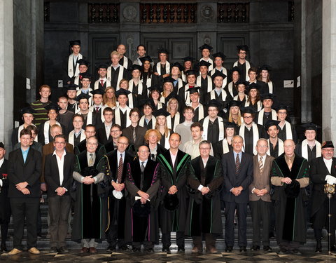 Proclamatie academiejaar 2008/2009 faculteit Politieke en Sociale Wetenschappen-27794