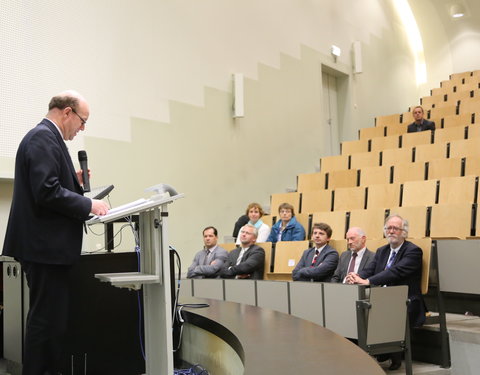 Eerstesteenlegging onderzoeksgebouw Blok F in de faculteit Bio-ingenieurswetenschappen-27976