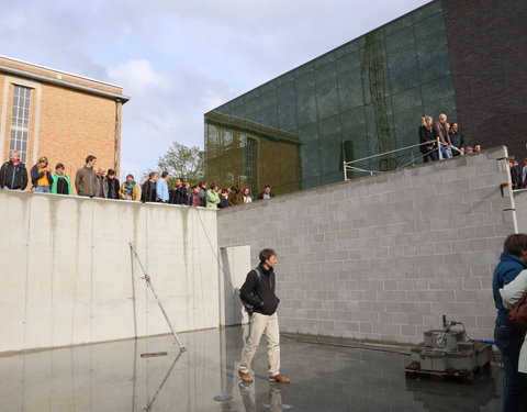 Eerstesteenlegging onderzoeksgebouw Blok F in de faculteit Bio-ingenieurswetenschappen-28003