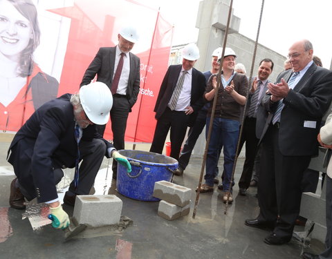 Eerstesteenlegging onderzoeksgebouw Blok F in de faculteit Bio-ingenieurswetenschappen-28008