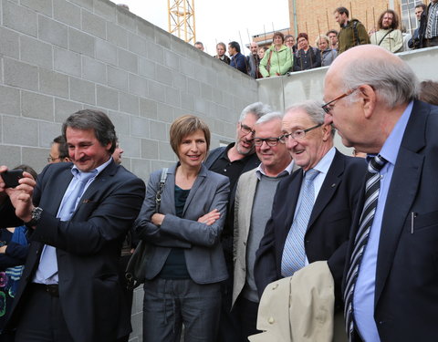 Eerstesteenlegging onderzoeksgebouw Blok F in de faculteit Bio-ingenieurswetenschappen-28016