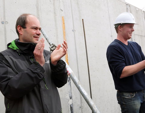 Eerstesteenlegging onderzoeksgebouw Blok F in de faculteit Bio-ingenieurswetenschappen-28019