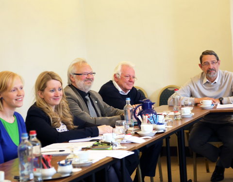 Laatste stuurgroepvergadering Faculteitenclub onder voorzitterschap van prof. Vermeersch en verkiezing nieuwe voorzitter-28042